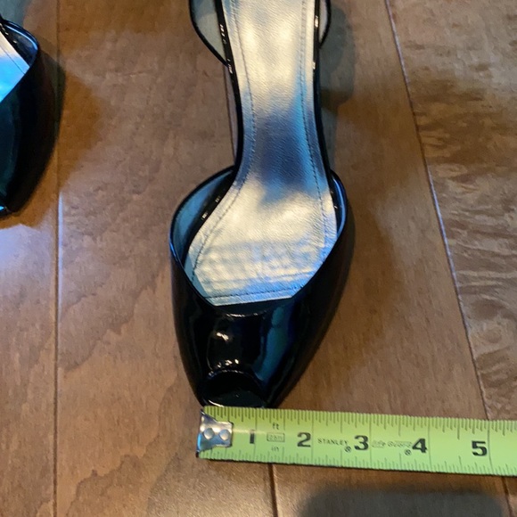 Zara Patent Leather Black Shoe Sz 39 - Picture 10 of 11